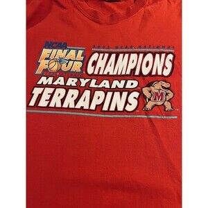 VTG Maryland Terps 2002 NCAA Men’s National Champions T-Shirt Tee 2XL Atlanta